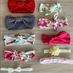 GUC condition baby girl bow lot